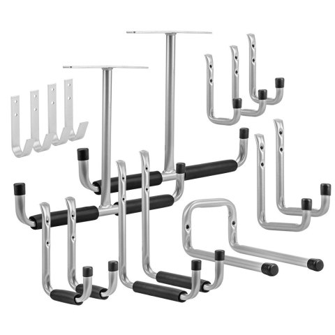 Haki garażowe zestaw 16 sztuk uchwyty do garażu organizacja narzędzi haki ścienne garażowy porządek NEO TOOLS 84-143 Haki garażowe zestaw 16 sztuk uchwyty do garażu organizacja narzędzi haki ścienne garażowy porządek NEO TOOLS 84-143