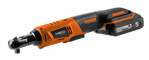 04-603 GRZECHOTKA AKUMULATOROWA ENERGY+ 18V, LI-LON, 3/8", BEZ AKUMULATORA, ADAPTER 1/2" NEO TOOLS