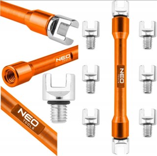 ZESTAW KLUCZY DO SZPRYCH MOTOCYKLOWYCH I ROWEROWYCH 9 SZTUK NEO TOOLS 10-508