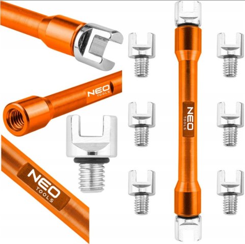 ZESTAW KLUCZY DO SZPRYCH MOTOCYKLOWYCH I ROWEROWYCH 9 SZTUK NEO TOOLS 10-508 ZESTAW KLUCZY DO SZPRYCH MOTOCYKLOWYCH I ROWEROWYCH 9 SZTUK NEO TOOLS 10-508