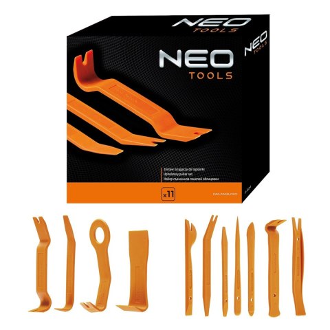 11-824 ZESTAW ŚCIĄGACZY DO TAPICERKI, 11 SZT. NEO TOOLS 11-824 ZESTAW ŚCIĄGACZY DO TAPICERKI, 11 SZT. NEO TOOLS