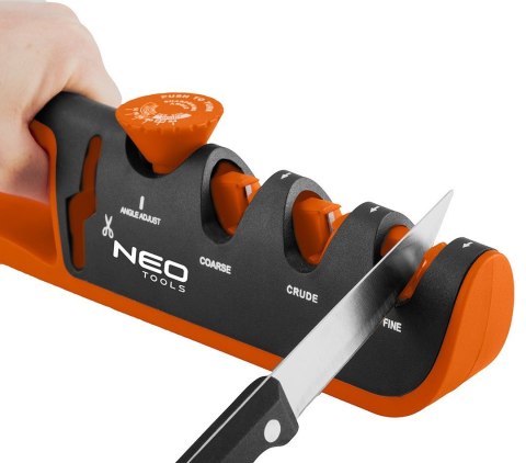 Ostrzałka do noży i nożyczek regulacja kąta ostrzenia narzędzia kuchenne ostrzenie precyzyjne NEO TOOLS 56-050