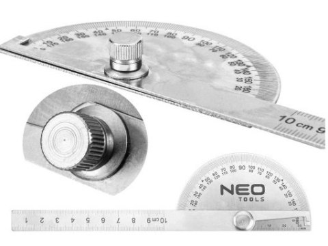 72-320 KĄTOMIERZ Z LINIJKĄ 100 MM, STAL NIERDZEWNA Neo Tools 72-320 KĄTOMIERZ Z LINIJKĄ 100 MM, STAL NIERDZEWNA Neo Tools