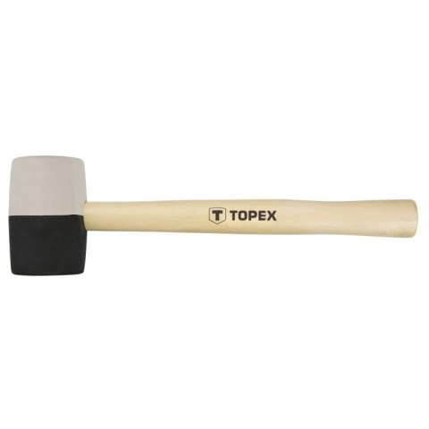 02A354 MŁOTEK GUMOWY 58 MM/450 G, CZARNO-BIAŁA GUMA TOPEX 02A354 MŁOTEK GUMOWY 58 MM/450 G, CZARNO-BIAŁA GUMA TOPEX