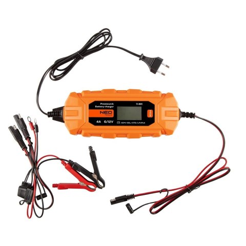 11-891 PROSTOWNIK AUTOMATYCZNY 4A/70W, 3-120AH, DO AKUMULATORÓW KWASOWYCH / AGM / GEL NEO TOOLS 11-891 PROSTOWNIK AUTOMATYCZNY 4A/70W, 3-120AH, DO AKUMULATORÓW KWASOWYCH / AGM / GEL NEO TOOLS