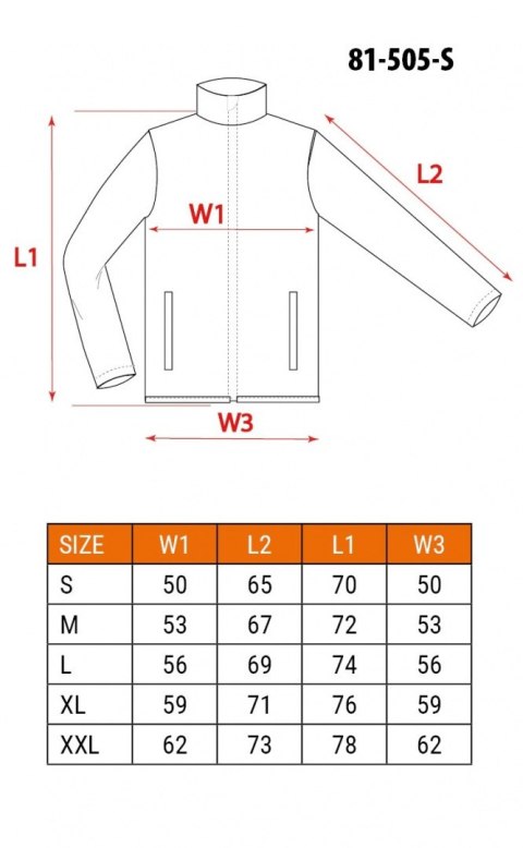 81-505-L BLUZA POLAROWA WZMACNIANA CAMO, ROZMIAR L NEO TOOLS