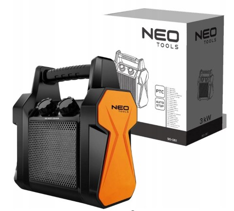 90-061 NAGRZEWNICA ELEKTRYCZNA CERAMICZNA PTC, 3KW NEO TOOLS 90-061 NAGRZEWNICA ELEKTRYCZNA CERAMICZNA PTC, 3KW NEO TOOLS