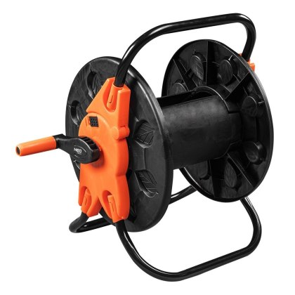 STOJAK NA WĄŻ OGRODOWY BĘBEN ZWIJACZ TWORZYWO SZTUCZNE DO 60 M WĘŻA 1/2" NEO TOOLS 15-791
