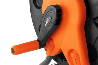 STOJAK NA WĄŻ OGRODOWY BĘBEN ZWIJACZ TWORZYWO SZTUCZNE DO 60 M WĘŻA 1/2" NEO TOOLS 15-791
