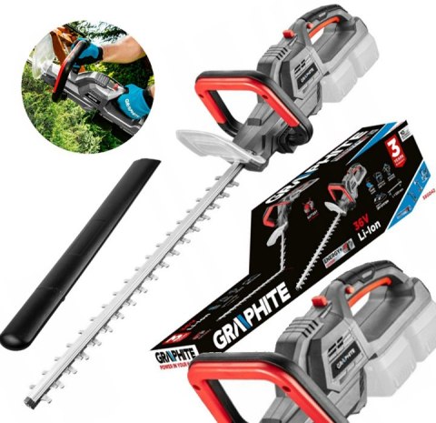 58G042 NOŻYCE DO ŻYWOPŁOTU AKUMULATOROWE ENERGY+ 36V, LI-ION, SZEROKOŚĆ CIĘCIA 520 MM , BEZ AKUMULATORA GRAPHITE 58G042 NOŻYCE DO ŻYWOPŁOTU AKUMULATOROWE ENERGY+ 36V, LI-ION, SZEROKOŚĆ CIĘCIA 520 MM , BEZ AKUMULATORA GRAPHITE