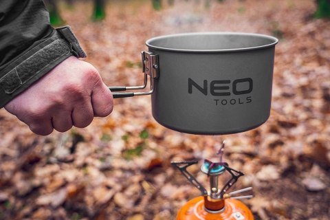 NACZYNIA TURYSTYCZNE ZESTAW KEMPING GARNEK PATELNIA CZAJNIK NACZYNIA KEMPINGOWE 3w1 NEO TOOLS 63-145 NACZYNIA TURYSTYCZNE ZESTAW KEMPING GARNEK PATELNIA CZAJNIK NACZYNIA KEMPINGOWE 3w1 NEO TOOLS 63-145