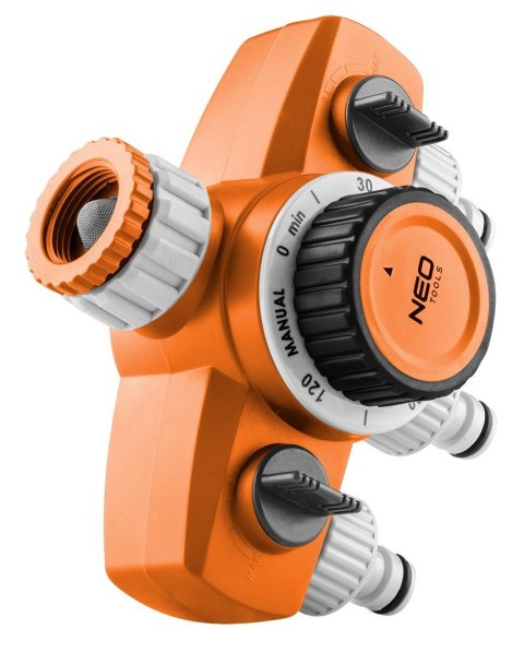 15-750 ROZDZIELACZ TRÓJZAWOROWY, 2 WYJŚCIA Z BLOKADĄ, JEDNO Z WYŁĄCZNIKIEM CZASOWYM NEO TOOLS 15-750 ROZDZIELACZ TRÓJZAWOROWY, 2 WYJŚCIA Z BLOKADĄ, JEDNO Z WYŁĄCZNIKIEM CZASOWYM NEO TOOLS