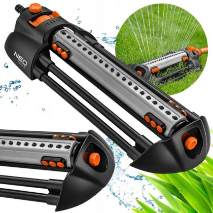 ZRASZACZ OSCYLACYJNY FUNKCJA WYŁĄCZANIA DYSZ 20 DYSZ REGULACJA SIŁY STRUMIENIA NEO TOOLS 15-772