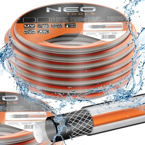 15-823 WĄŻ OGRODOWY 3/4" X 20 M, 4-WARSTWOWY NEO OPTIMA NEO TOOLS