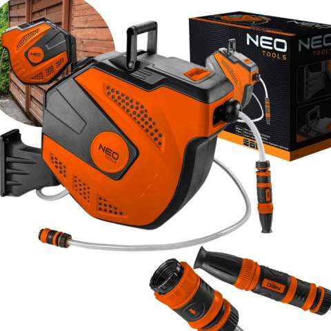 15-891 WĄŻ OGRODOWY Z AUTOMATYCZNYM ZWIJACZEM 1/2", 20 M +2M NEO TOOLS 15-891 WĄŻ OGRODOWY Z AUTOMATYCZNYM ZWIJACZEM 1/2", 20 M +2M NEO TOOLS