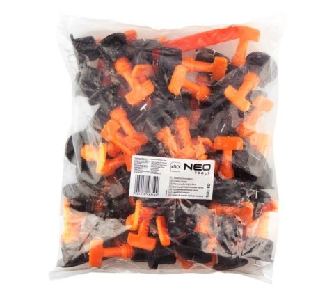 61-105 SYSTEM POZIOMOWANIA, ZESTAW 50 SZTUK NEO TOOLS 61-105 SYSTEM POZIOMOWANIA, ZESTAW 50 SZTUK NEO TOOLS