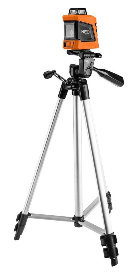 75-102 LASER PŁASZCZYZNOWY 15 M, 360° W POZIOMIE, Z ETUI I STATYWEM 1.5 M NEO TOOLS