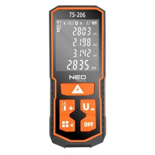 DALMIERZ BUDOWLANY LASEROWY POMIAROWY CYFROWY MIERNIK ZASIĘG 100 M IP54 NEO TOOLS 75-206