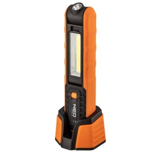 99-065 LAMPA WARSZTATOWA AKUMULATOROWA 500 LM COB + BAZA + ŁADOWARKA NEO TOOLS