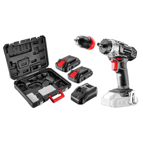 GRAPHITE 58G022-SET2 WIERTARKO-WKRĘTARKA AKU ENERGY+ 18V, LI-ION, ZDEJMOWANY UCHWYT 10 MM, 2 AKU 2AH, ŁAD, WALIZKA GRAPHITE 58G022-SET2 WIERTARKO-WKRĘTARKA AKU ENERGY+ 18V, LI-ION, ZDEJMOWANY UCHWYT 10 MM, 2 AKU 2AH, ŁAD, WALIZKA