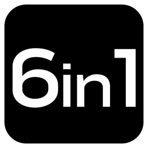 Nóż z ostrzem łamanym wielofunkcyjny, 6 w 1 63-713