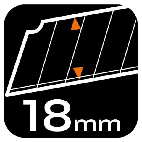 Nóż z ostrzem łamanym wielofunkcyjny, 6 w 1 63-713