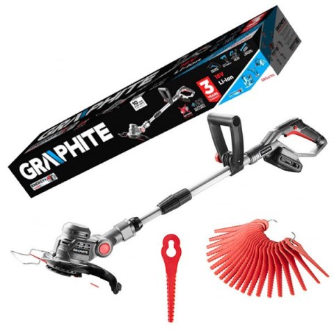 PODKASZARKA AKUMULATOROWA ENERGY+ 18V, LI-ION, SZEROKOŚĆ KOSZENIA 254 MM, GRAPHITE 58G030 PODKASZARKA AKUMULATOROWA ENERGY+ 18V, LI-ION, SZEROKOŚĆ KOSZENIA 254 MM, GRAPHITE 58G030