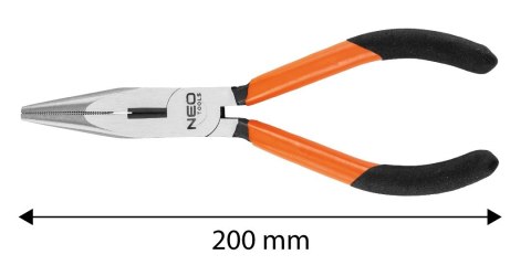 Szczypce wydłużone proste 200 mm 01-274 Szczypce wydłużone proste 200 mm 01-274