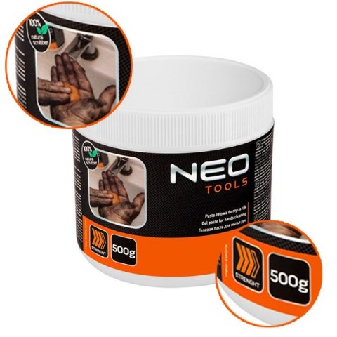 ŻELOWA, POMARAŃCZOWA, PASTA DO MYCIA RĄK, DO USUWANIA TRUDNYCH ZABRUDZEŃ - SŁOIK 500G NOWOŚĆ 10-401 NEO TOOLS ŻELOWA, POMARAŃCZOWA, PASTA DO MYCIA RĄK, DO USUWANIA TRUDNYCH ZABRUDZEŃ - SŁOIK 500G NOWOŚĆ 10-401 NEO TOOLS